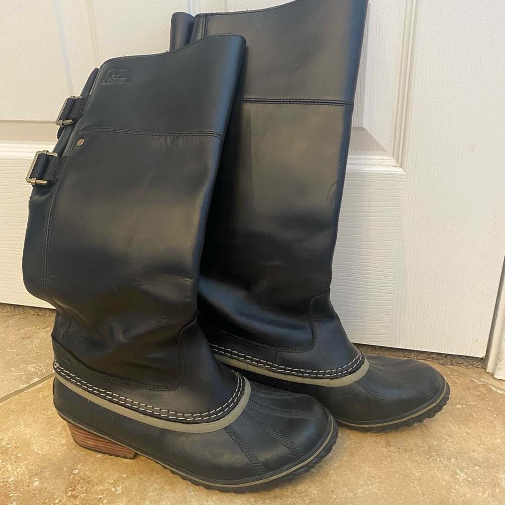 Sorel women’s size 9 slim pack riding boots